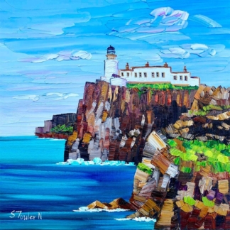Image of Neist Point Lighthouse Skye by Sheila Fowler